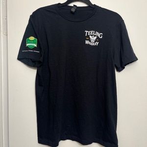 Teeling Whiskey Aer Lingus College Football Shirt Like New
